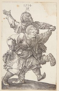 Coppia di contadini che ballano da Albrecht Dürer
