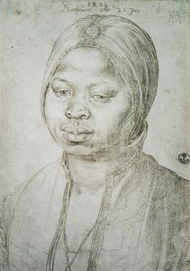 Ritratto di Catherine, la mulatta del portoghese Bradao da Albrecht Dürer