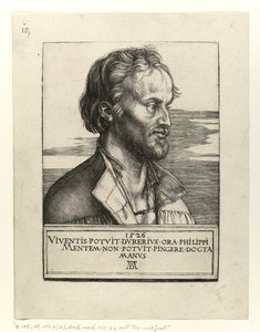 Ritratto di Filippo Melantone, 1526 da Albrecht Dürer