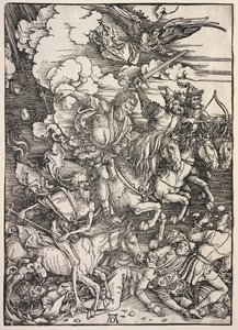 Rivelazione di San Giovanni: I Quattro Cavalieri da Albrecht Dürer