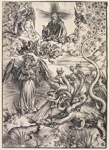Rivelazione di San Giovanni: La donna vestita di sole da Albrecht Dürer