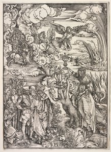 Rivelazione di San Giovanni: La Donna di Babilonia, 1511 da Albrecht Dürer