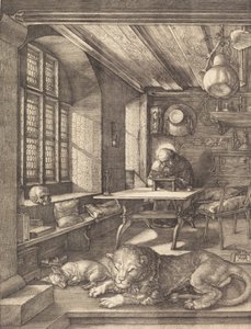San Girolamo nel suo studio, 1514 da Albrecht Dürer