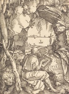 San Girolamo in una grotta da Albrecht Dürer