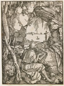 San Girolamo in una grotta da Albrecht Dürer