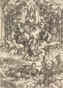 San Giovanni davanti a Dio e agli anziani da Albrecht Dürer