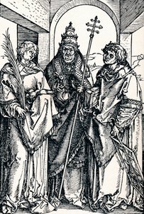 Santi Stefano, Sisto e Lorenzo, 1508 1906 da Albrecht Dürer