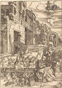 Soggiorno della Sacra Famiglia in Egitto da Albrecht Dürer