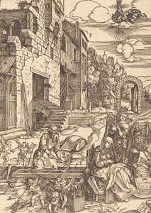 Soggiorno della Sacra Famiglia in Egitto, c. 1504 da Albrecht Dürer