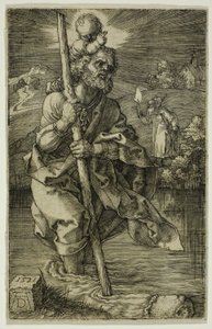 San Cristoforo rivolto a destra
