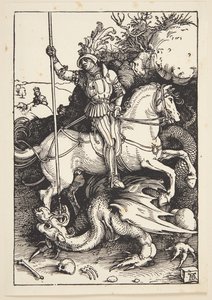 San Giorgio che uccide il drago da Albrecht Dürer