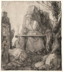 San Girolamo seduto vicino a un salice capitozzato, 1512