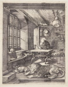 San Girolamo nel suo studio da Albrecht Dürer