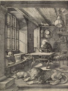 San Girolamo nel suo studio, 1514 da Albrecht Dürer