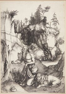 San Girolamo penitente nel deserto da Albrecht Dürer