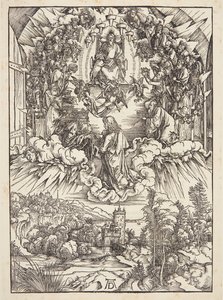 San Giovanni davanti a Dio e agli Anziani da Albrecht Dürer