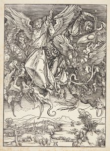 San Michele combatte il drago da Albrecht Dürer