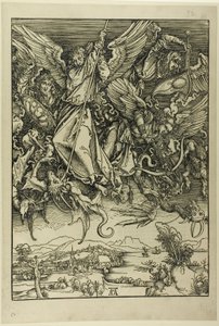 San Michele combatte il drago, dall