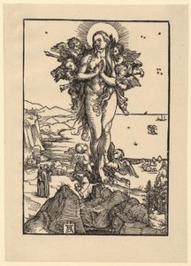 Foglio di studio con cinque figure da Albrecht Dürer