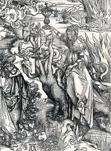 La prostituta babilonese da Albrecht Dürer