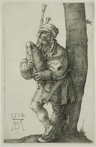 Il suonatore di cornamusa da Albrecht Dürer