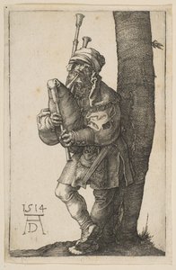 Il Suonatore di Cornamusa da Albrecht Dürer