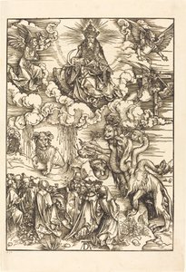 La bestia con due corna come un agnello da Albrecht Dürer