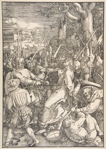 Il tradimento di Cristo, dalla Grande Passione da Albrecht Dürer