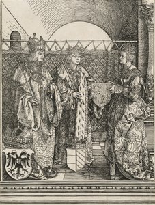 Il fidanzamento di Filippo il Bello con Giovanna di Castiglia, 1515 da Albrecht Dürer