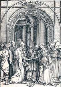 Il fidanzamento della Vergine, 1506 1906 da Albrecht Dürer