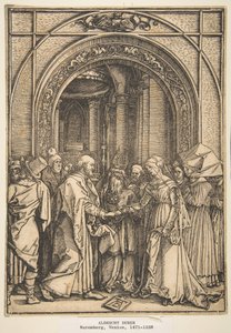 Lo sposalizio della Vergine, da La vita della Vergine da Albrecht Dürer
