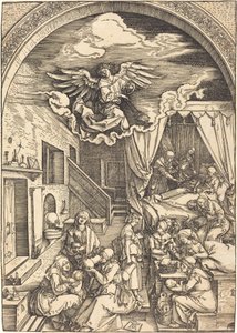 La nascita della Vergine da Albrecht Dürer