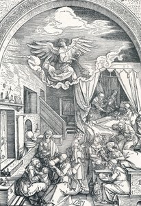 La Nascita della Vergine Maria da Albrecht Dürer