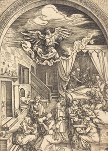 La nascita della Vergine, c. 1503-1504 da Albrecht Dürer
