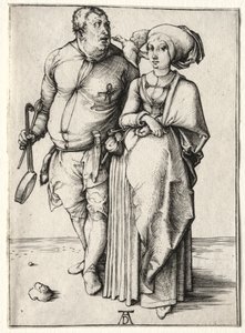 Il cuoco e sua moglie, probabilmente 1497 da Albrecht Dürer