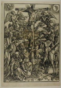 La crocifissione, dalla Grande Passione da Albrecht Dürer