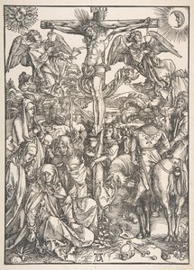 La crocifissione, dalla Grande Passione da Albrecht Dürer