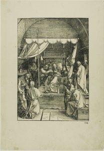 La morte della Vergine, dalla Vita della Vergine da Albrecht Dürer
