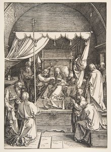 La morte della Vergine, da La vita della Vergine, 1510 da Albrecht Dürer