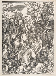 La deposizione di Cristo, dalla Grande Passione da Albrecht Dürer