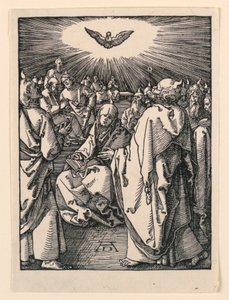 La discesa dello Spirito Santo (La Pentecoste), dalla serie La Piccola Passione da Albrecht Dürer