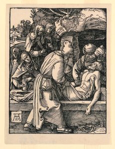 La sepoltura, dalla serie La Piccola Passione da Albrecht Dürer