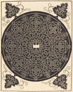 Il Quinto Nodo (con uno scudo bianco a sei punte) da Albrecht Dürer