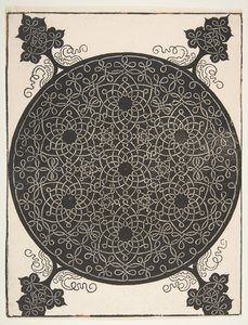 Il quinto nodo. Tondo intrecciato con sette stelle a sei punte da Albrecht Dürer