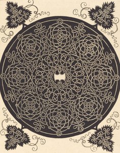 Il quinto nodo con uno scudo bianco a sei punte, probabilmente 1506-1507 da Albrecht Dürer
