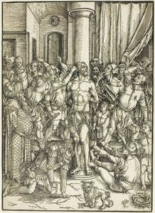 La Flagellazione, dalla Grande Passione da Albrecht Dürer