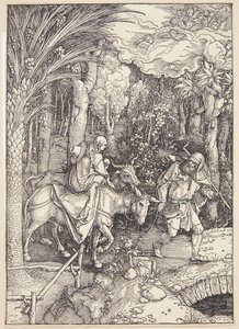 La fuga in Egitto da Albrecht Dürer