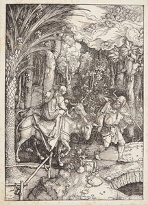 La fuga in Egitto da Albrecht Dürer