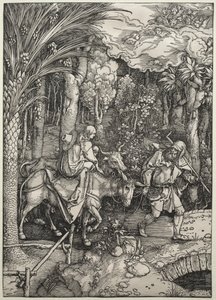 La fuga in Egitto, c. 1503-1505 da Albrecht Dürer
