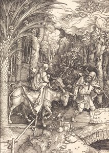 La fuga in Egitto da Albrecht Dürer